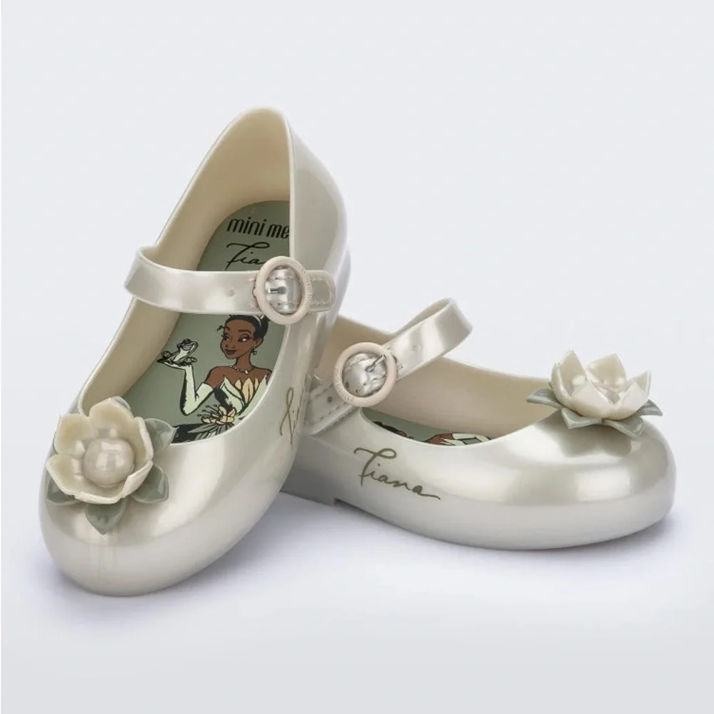 NWT MINI MELISSA Disney | Sweet Love Princess Baby Flats Size 5T